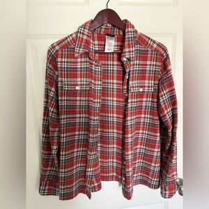 Patagonia Red and White Plaid Men's Shirt